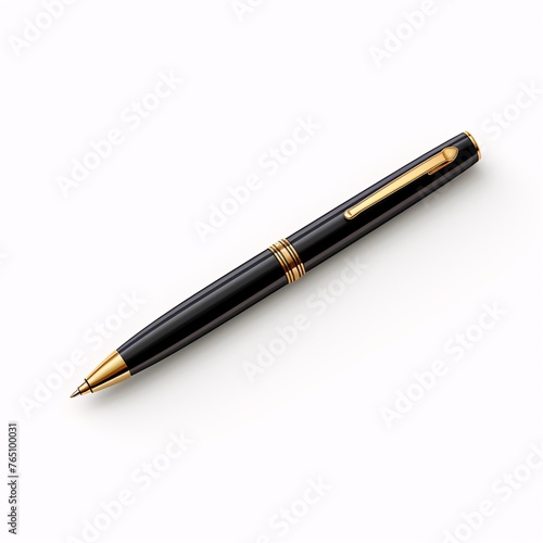a black and gold pen