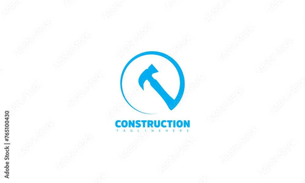 Simple construction building icon logo design template
Simple construction building icon logo design template