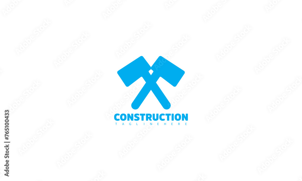 Simple construction building icon logo design template
Simple construction building icon logo design template