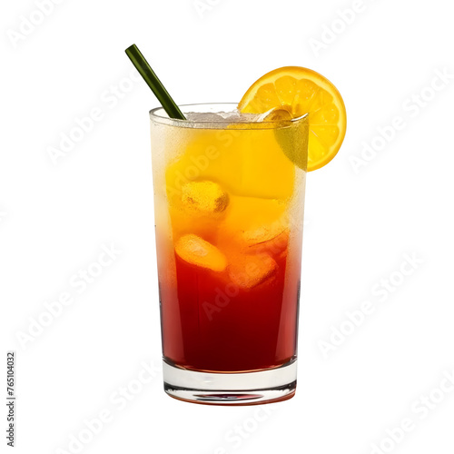 An Isolated Stinger Cocktail Drink, Transparent Background, PNG