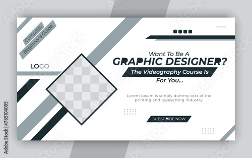 Attractive YouTube thumbnail design for any videos.
