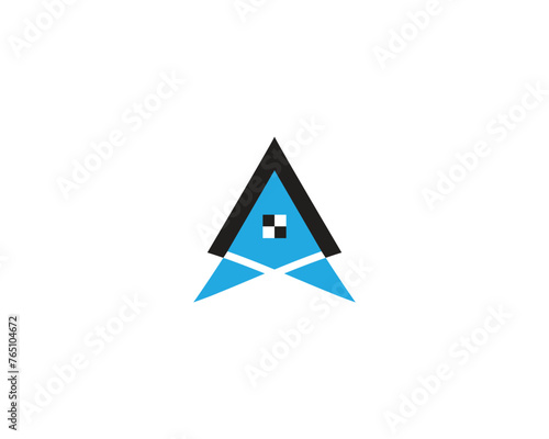 AA real estate logo design template vector design