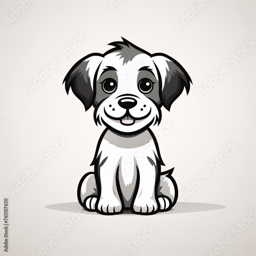 a cartoon of a dog