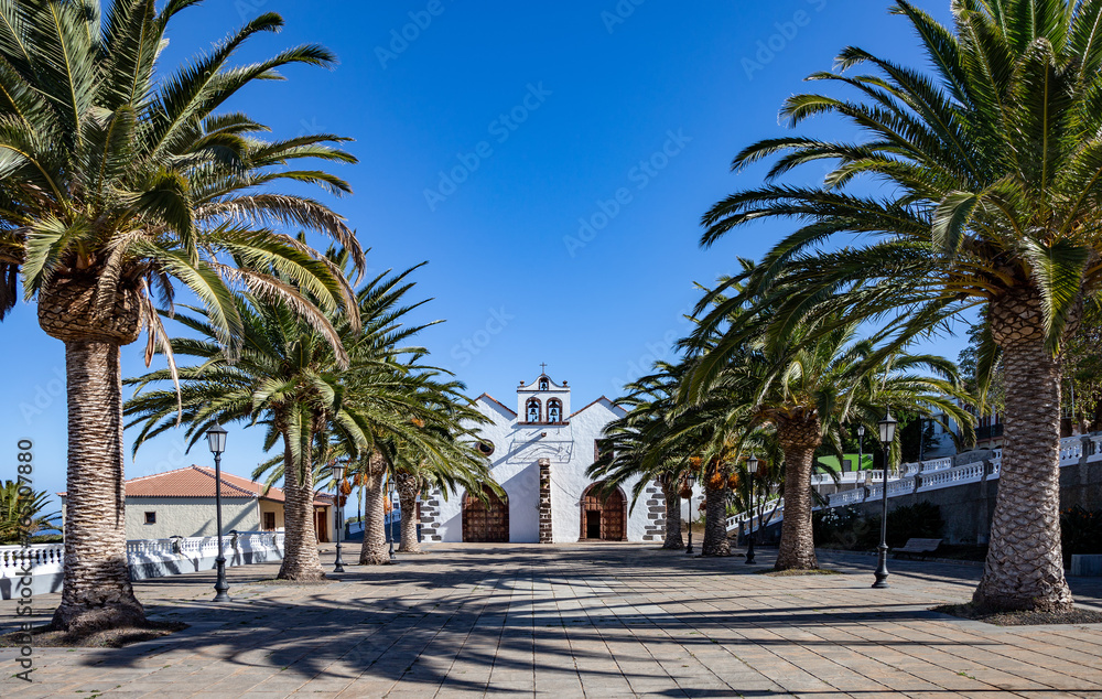Iglesia Nuestra Senora de La Luz, Santo Domingo de Garafía, Island La Palma, Canary Islands, Spain, Europe.