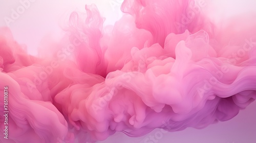 abstract background of pink and blue paint in water. 3d rendering