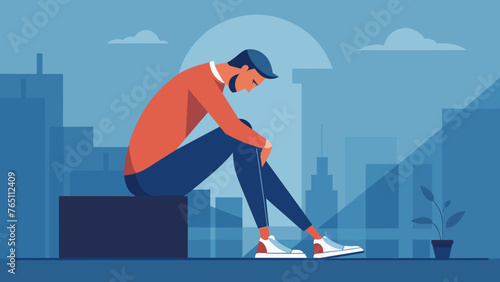 person on the street feel lonely