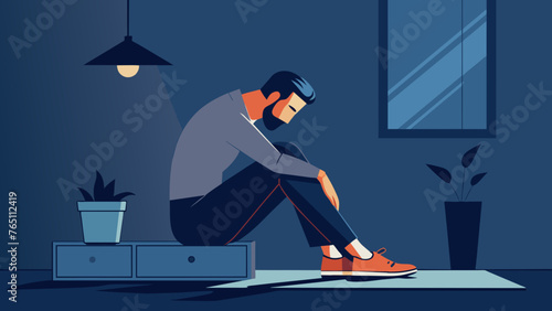 Man stress and depress