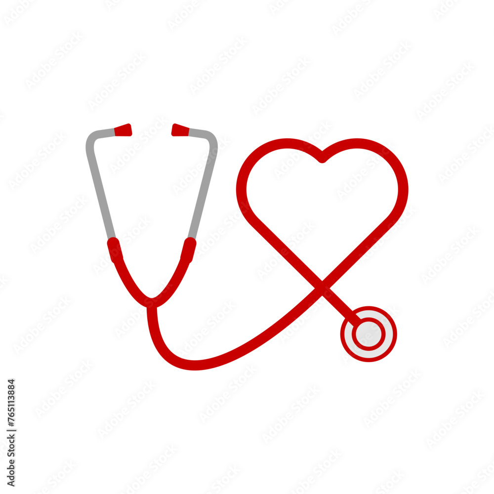 stethoscope heart icon. Stethoscope vector icon flat design for web icons, logo, sign, symbol, app, UI. stethoscope heart icon. Stethoscope vector icon flat design for web icons, logo, sign, symbol, app, UI.