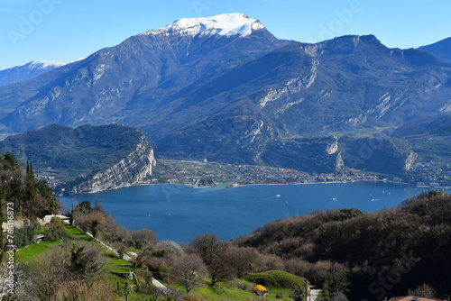 Blick von Pregasina zum Gardasee und Riva del Garda photo