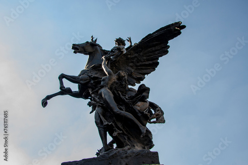 Statues of Pegasus  Mexico City  Mexico