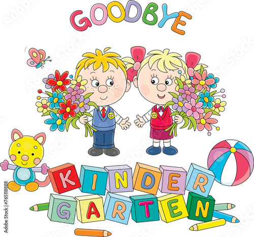 Goodbye kindergarten card w...