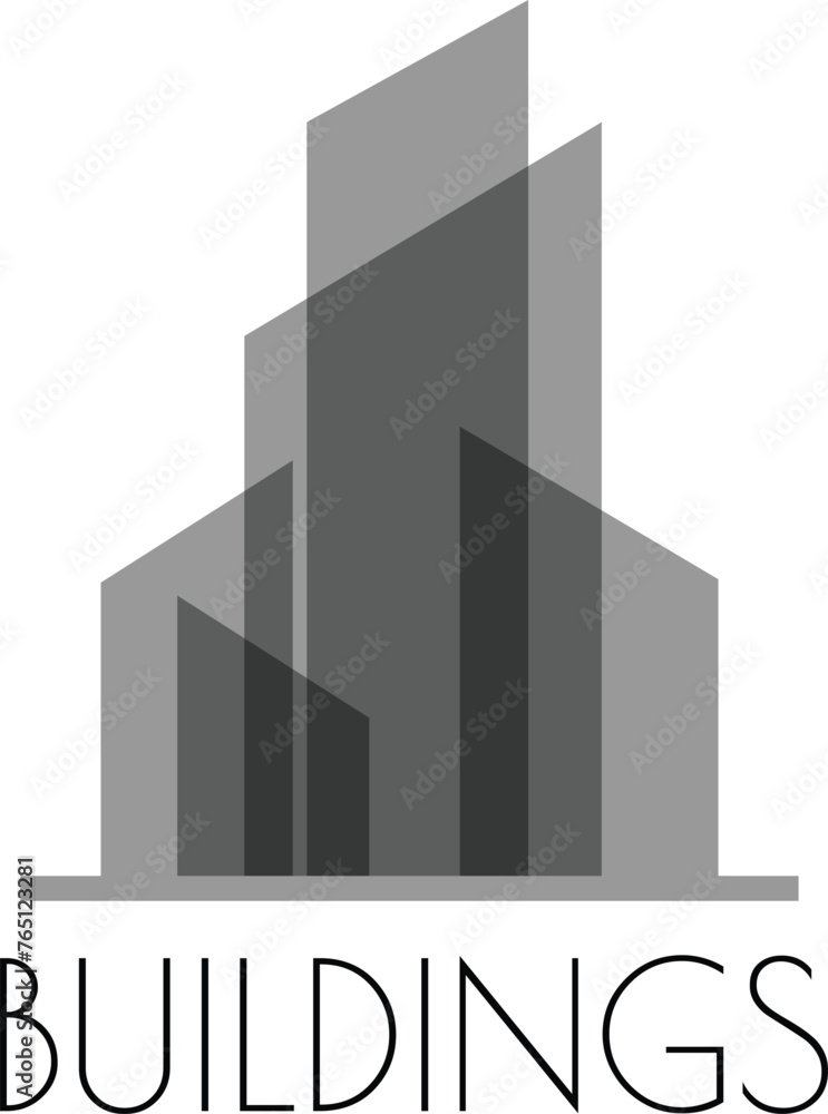 Bold buildings logo, representing architecture and urban development. Perfect for real estate, construction, and city planning. Enhance your brand with this iconic design! Bold buildings logo, representing architecture and urban development. Perfect for real estate, construction, and city planning. Enhance your brand with this iconic design!