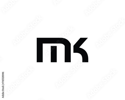 creative letter MK logo design vector template