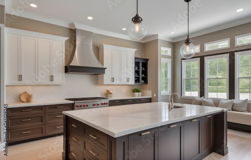 Wallpaper Mural luxury home with kitchen cabinet Torontodigital.ca