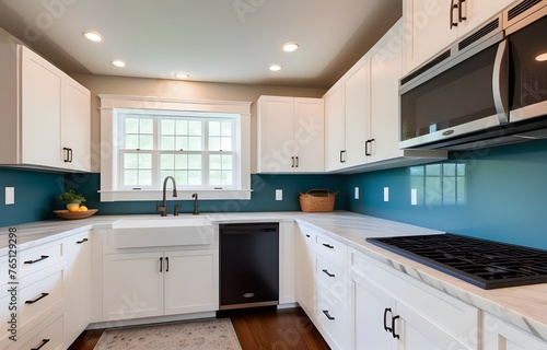 Wallpaper Mural luxury home with kitchen cabinet Torontodigital.ca