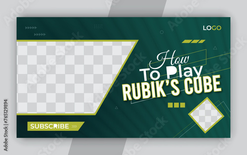Attractive YouTube thumbnail design for any videos.
