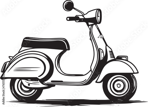 Scooter Design For T Shirt. Beautifull Scooters for men or Girl. Design For All.