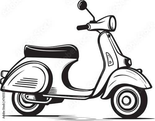 Scooter Design For T Shirt. Beautifull Scooters for men or Girl. Design For All.