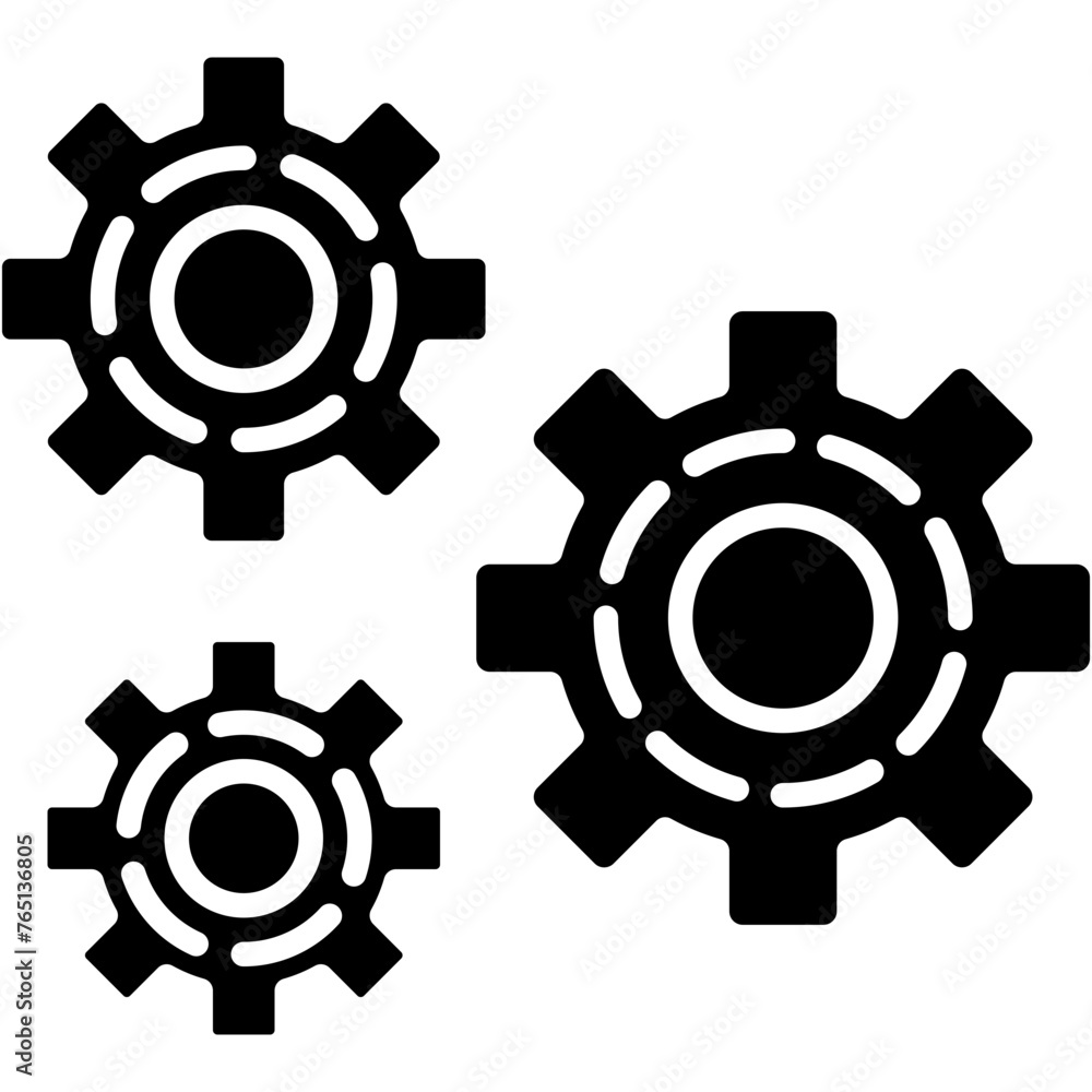 Gears, processing, settings, cog, Development Icon Gears, processing, settings, cog, Development Icon