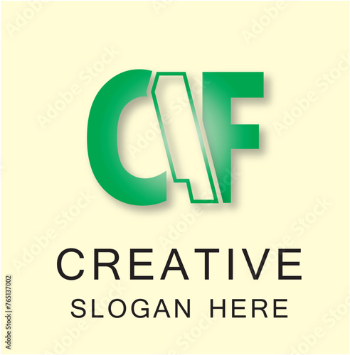 CAF 3 Letter Logo Creative