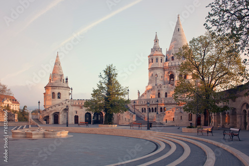 The Fisherman's bastion in springtime photo