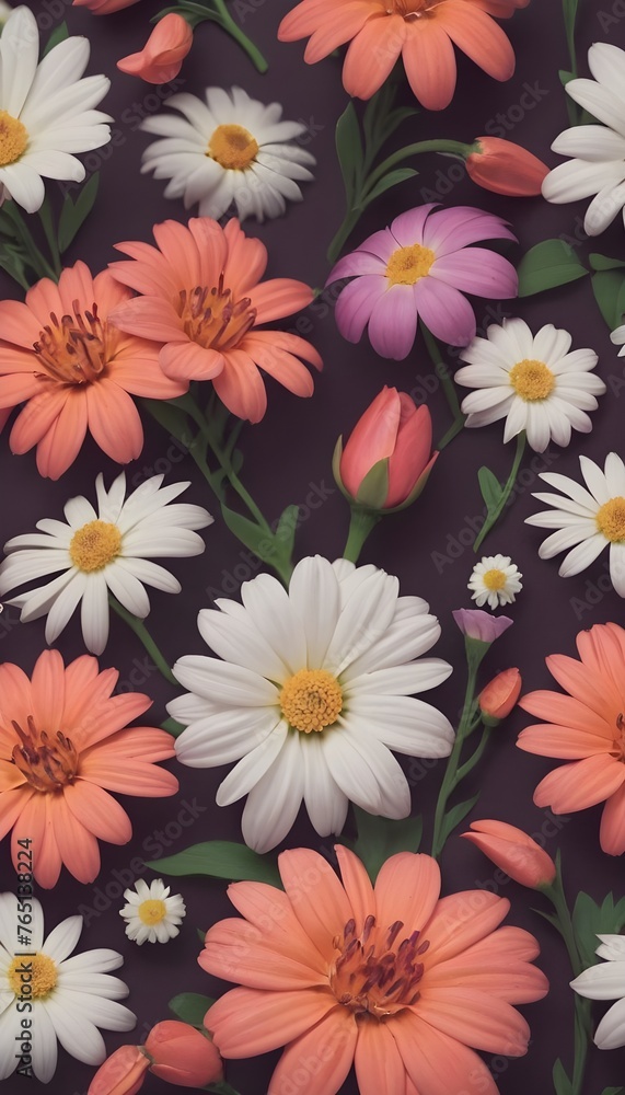A floral background