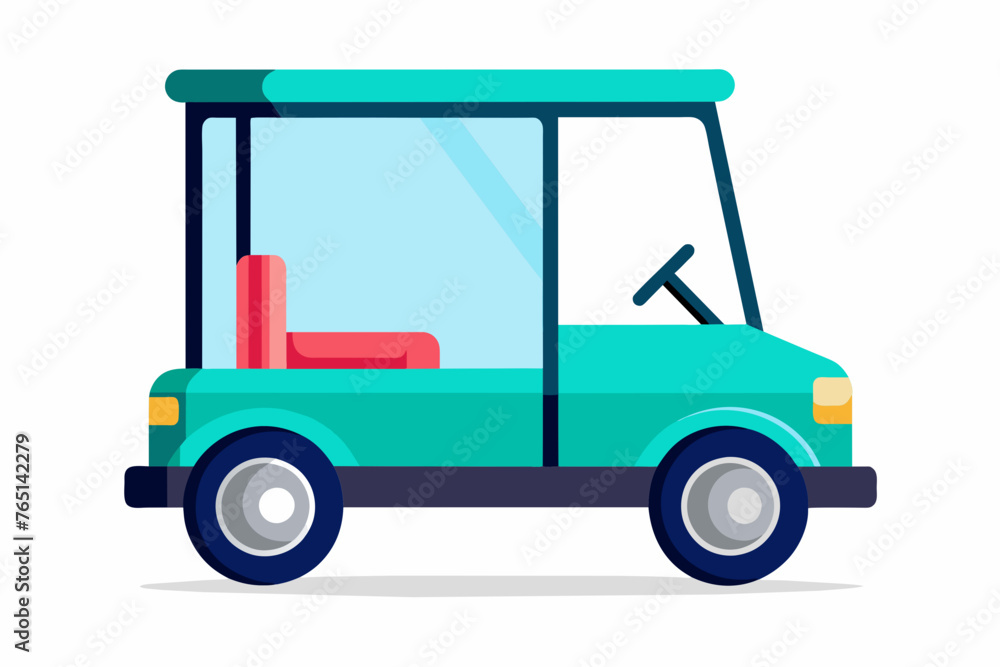 golf car vector illustration