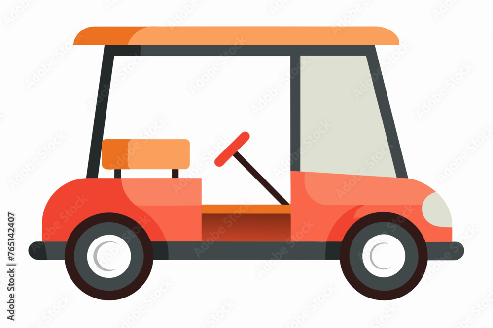 golf car vector illustration