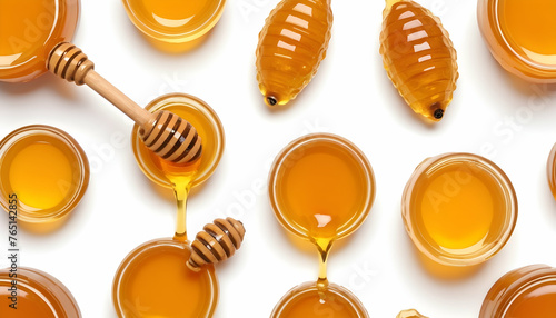 Honey isolated on white background