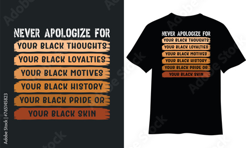 Juneteenth t-shirt design, Black history month t-shirt.