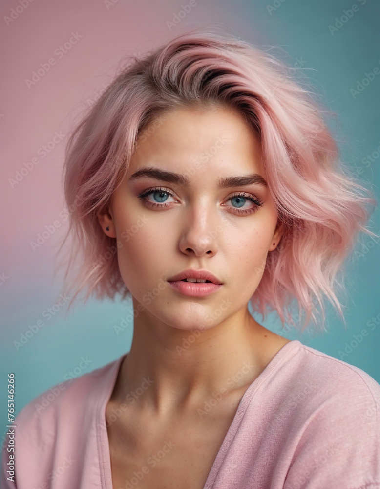 Naklejka premium portrait of a woman
