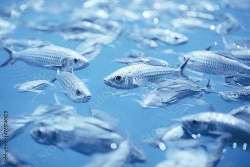 A group of fish swimming in water, perfect for aquatic themes