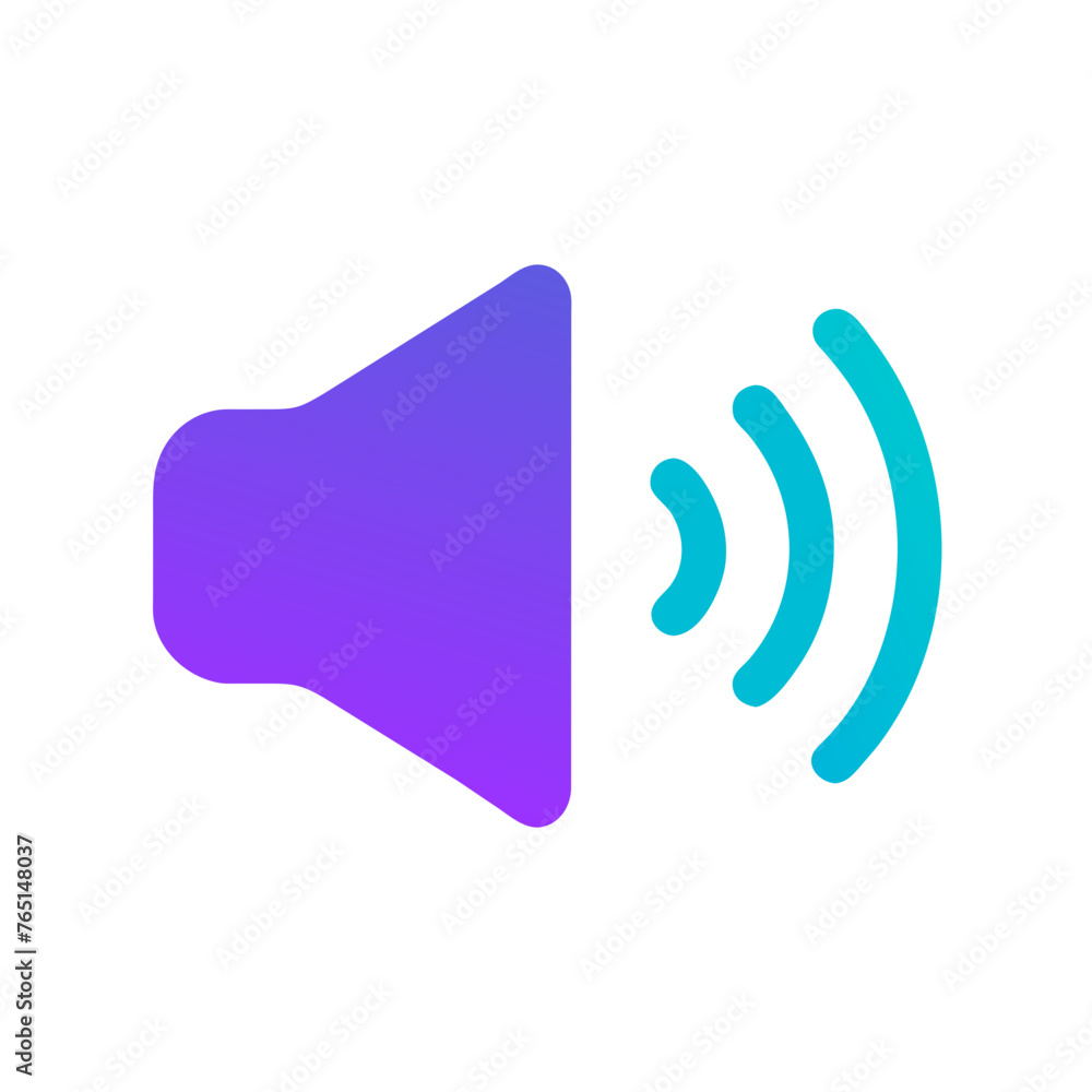 Speaker volume icon vector graphic element symbol illustration on a Transparent Background Speaker volume icon vector graphic element symbol illustration on a Transparent Background