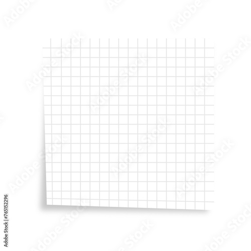 grid paper sticky note