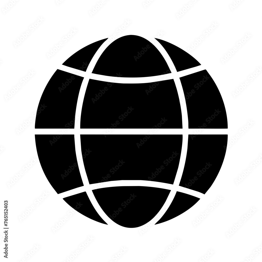 Earth globe icon on a Transparent Background Earth globe icon on a Transparent Background