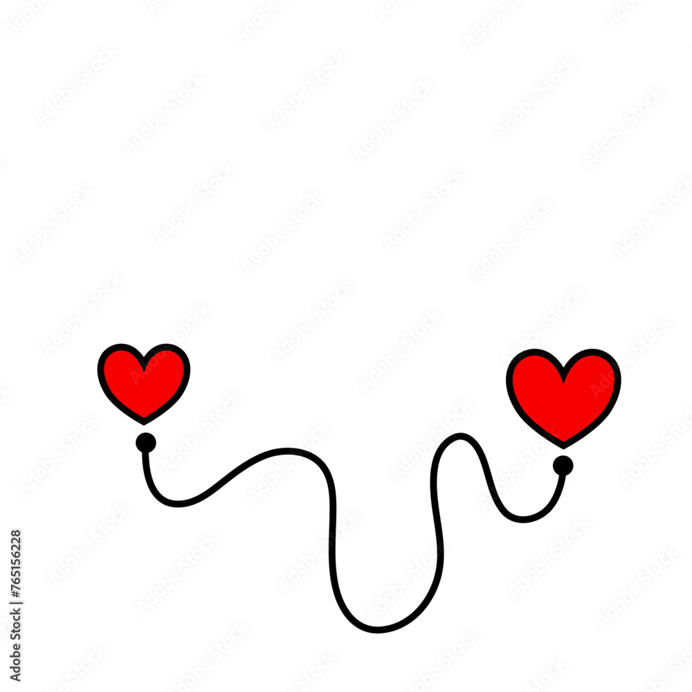 love route with pointer line