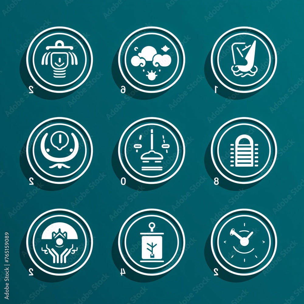 Ecology and environment icons set,clean vector.illustration.