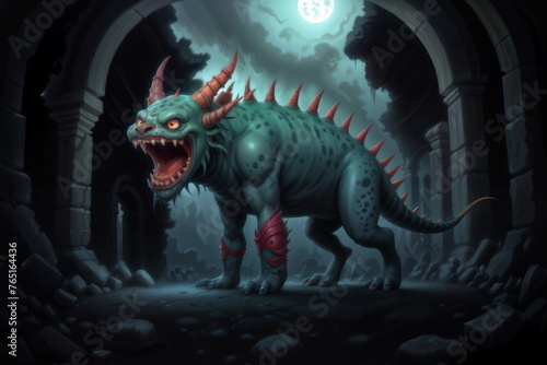 Raiju, the Fearsome Thunder Beast of Japanese Myth