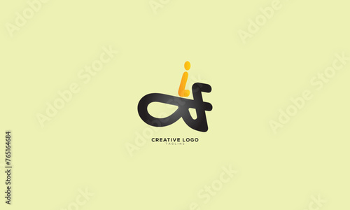 IBF Abstract initial monogram letter alphabet logo design photo