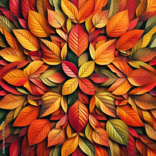 Wallpaper Mural abstract background with leaves Torontodigital.ca