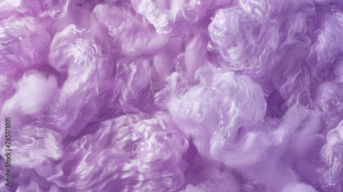 Detailed view of a pile of purple wool, perfect for crafting projects