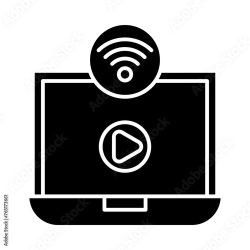 Online Streaming Icon Design