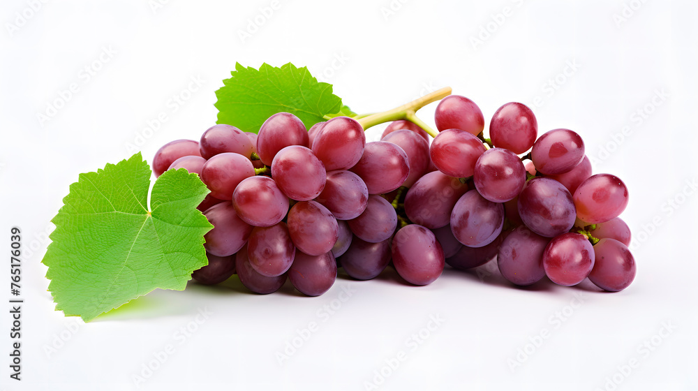 Fototapeta premium grapes in withe background
