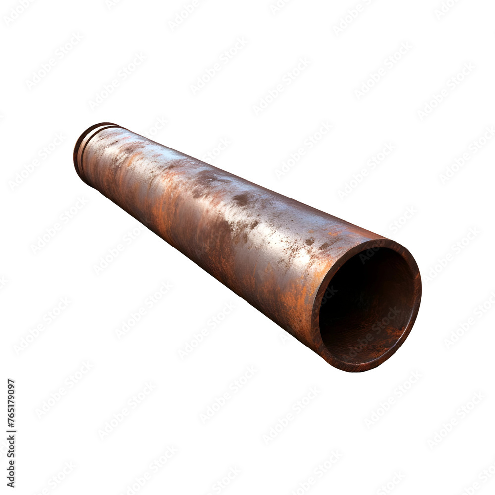Rusty Gas Pipe (PNG) isolated on transparent background Rusty Gas Pipe (PNG) isolated on transparent background