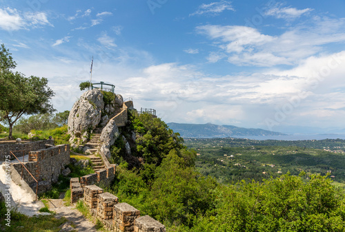 Obraz na płótnie Kaiser's Throne viewpoint on the island of Corfu w salonie