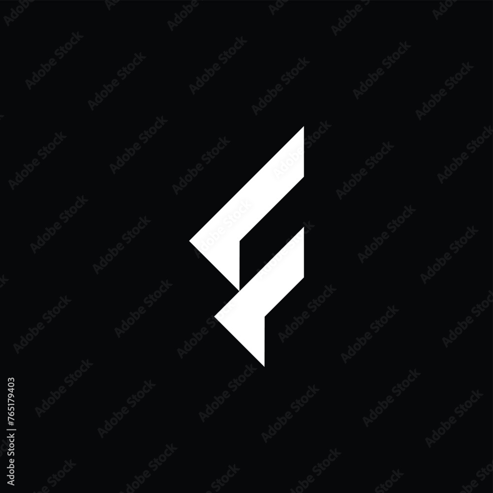 Abstract F Monogram Logo Abstract F Monogram Logo