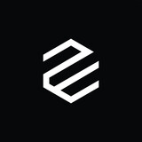 Hexagonal Letter ZE Logo