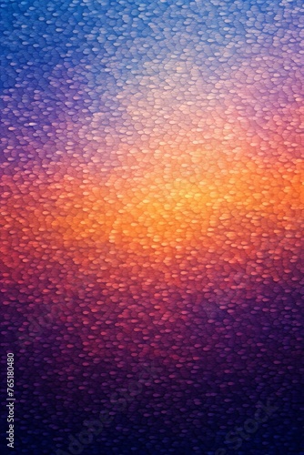 Purple and orange abstract reflection dj background  in the style of pointillist seascapes