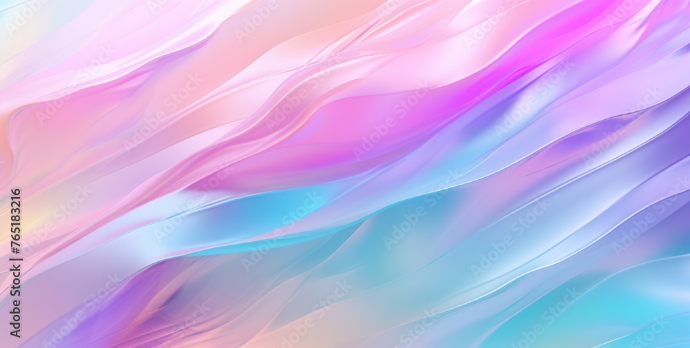 Fototapeta premium Abstract background with ethereal flow of colors, the image is ideal for text overlay with its smooth gradients and ample negative space.