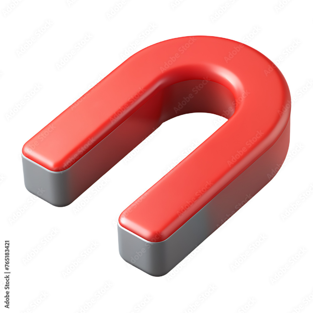 magnet icon with 3d modern style magnet icon with 3d modern style